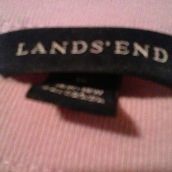 *LANDS' END WOMEN'S PINK LONG SLEEVE TOP - Picture 2 of 3